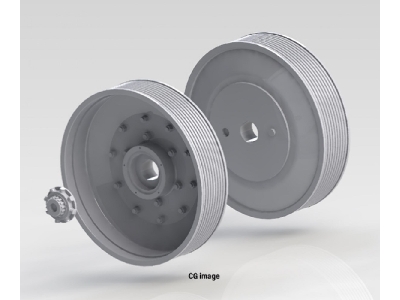 T-34/85 Burnt Plate Type Roadwheel Set - zdjęcie 10