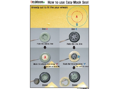 Ww2 German Sd.Kfz.251 Half-track Front Sagged Wheel Set - Early (For Sd.Kfz.251 Kit) - zdjęcie 7