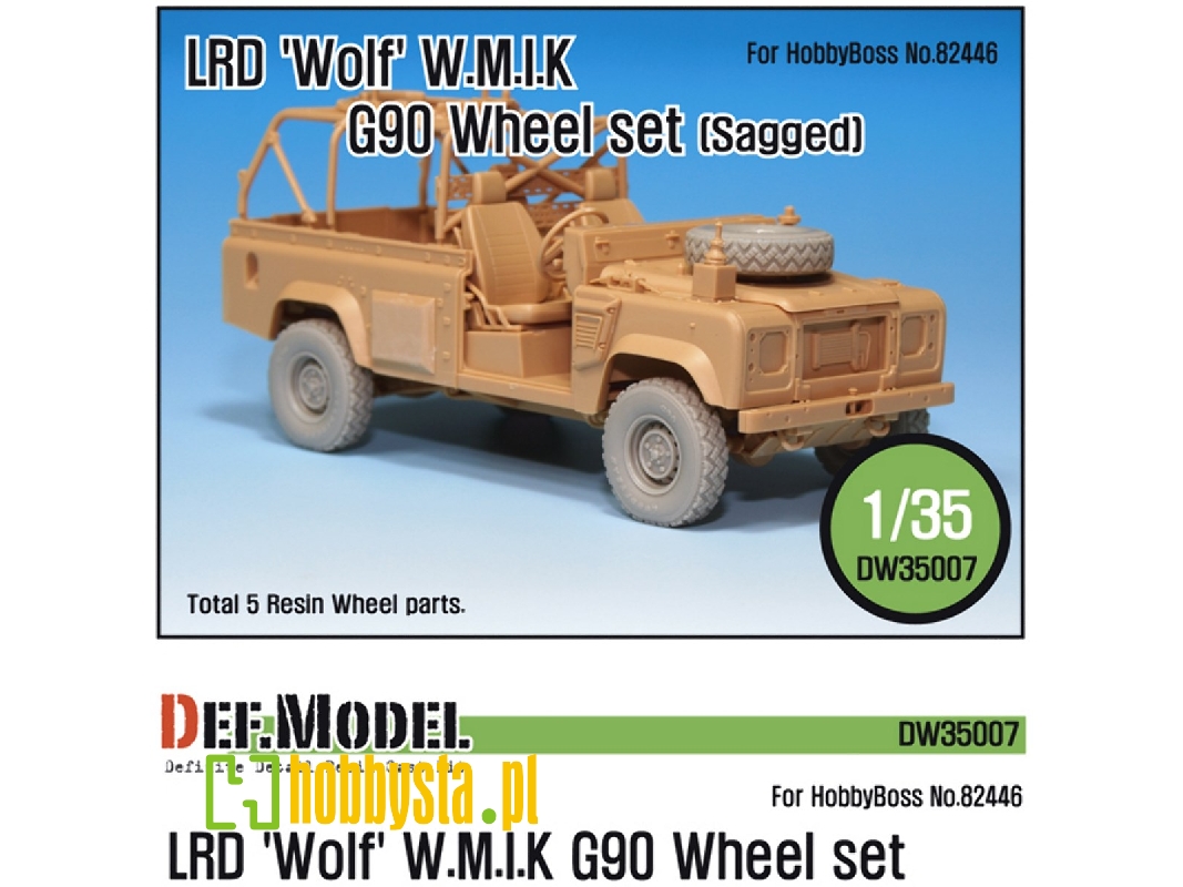 Lrd Xd Wolf 'w.M.I.K' G90 Sagged Wheel Set (For Hobbyboss 1/35) - zdjęcie 1
