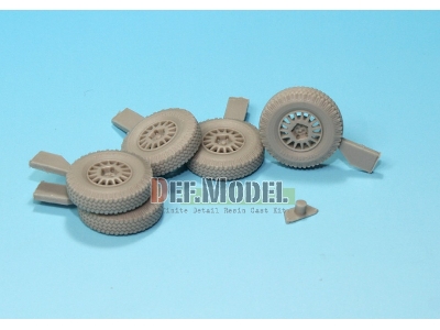 Lrd Xd Wolf 'w.M.I.K' Mich.235 Sagged Wheel Set (For Hobbyboss 1/35) - zdjęcie 2