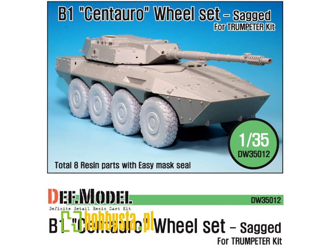 B1 Centauro Rcv Sagged Wheel Set (For Trumpeter 1/35) - zdjęcie 1