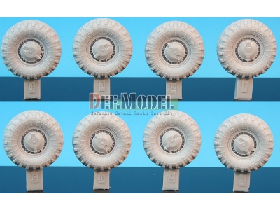 Btr-70 Apc Sagged Wheel Set (For Zvezda 1/35) - zdjęcie 4