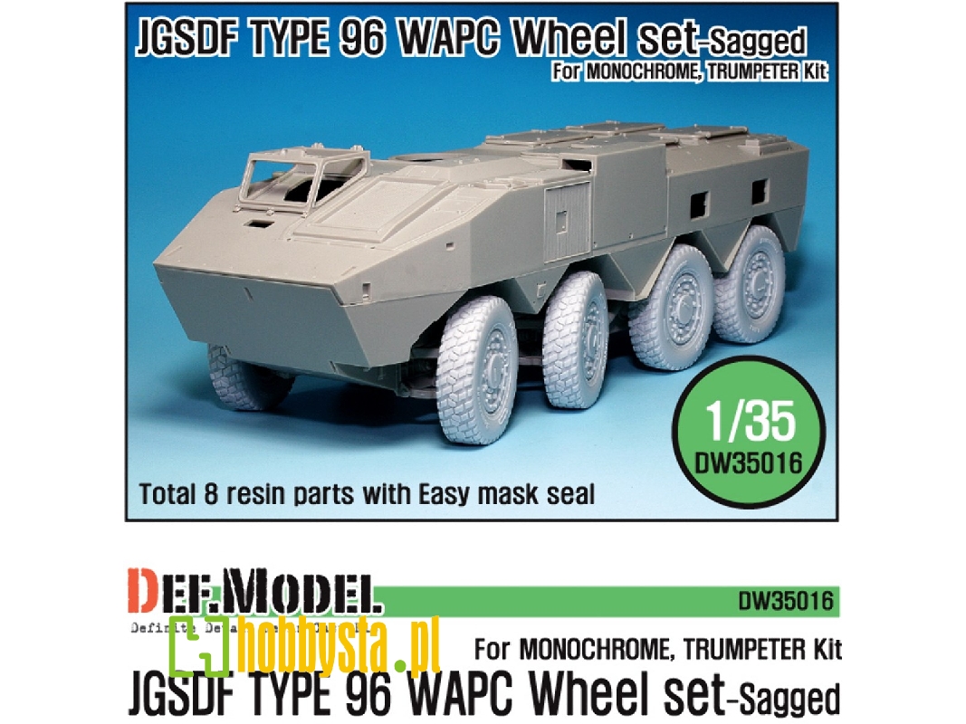 Jgsdf Type 96 Wapc Sagged Wheel Set (For Trumpeter 1/35) - zdjęcie 1 Jgsdf Type 96 Wapc Sagged Wheel Set (For Trumpeter 1/35) - zdjęcie 1