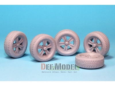 Technical Pick Up Truck Sagged Wheel Set (For Meng 1/35) - Restocked - zdjęcie 3