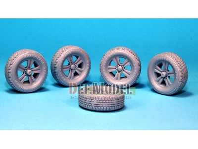 Technical Pick Up Truck Sagged Wheel Set (For Meng 1/35) - Restocked - zdjęcie 4