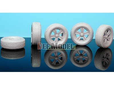 Technical Pick Up Truck Sagged Wheel Set (For Meng 1/35) - Restocked - zdjęcie 5