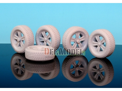 Technical Pick Up Truck Sagged Wheel Set (For Meng 1/35) - Restocked - zdjęcie 6