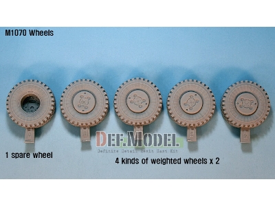 M1070 Truck Tractor Sagged Wheel Set (For Hobbyboss 1/35) - zdjęcie 3