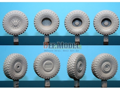 Buffalo 6x6 Mpcv Mich. Xzl Sagged Wheel Set(For Bronco 1/35) - zdjęcie 2