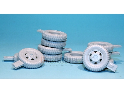 U.S M35 Cargo Truck Gy Sagged Wheel Set (For Afv Club M35a1/2) - zdjęcie 3