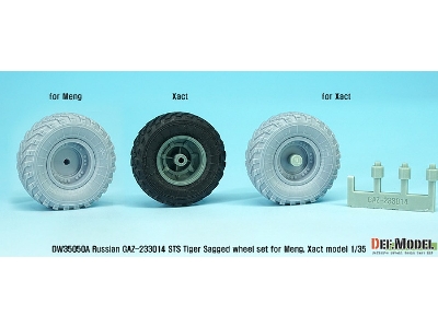 Gaz-233014 Sts Tiger Sagged Wheel Set (For Meng,xact 1/35) - zdjęcie 4