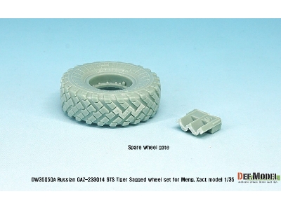 Gaz-233014 Sts Tiger Sagged Wheel Set (For Meng,xact 1/35) - zdjęcie 12