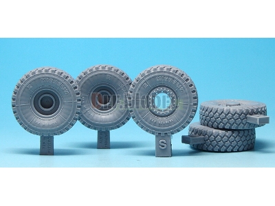 Us Army M-atv 'big' Sagged Wheel Set (For Panda 1/35) - zdjęcie 4