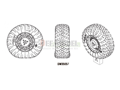 Scud B W/Maz-543 Sagged Wheel Set 2 (For Dragon 1/35) - zdjęcie 2