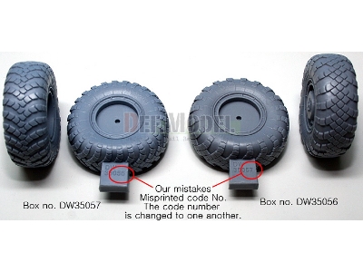 Scud B W/Maz-543 Sagged Wheel Set 2 (For Dragon 1/35) - zdjęcie 3