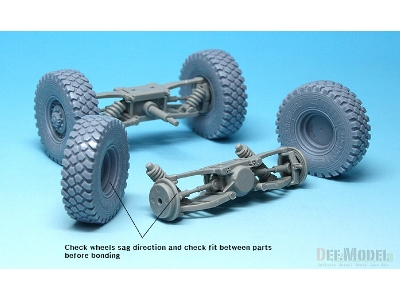 Us M1117 Guardian Asv Sagged Wheel Set (For Trumpeter 1/35) - zdjęcie 7