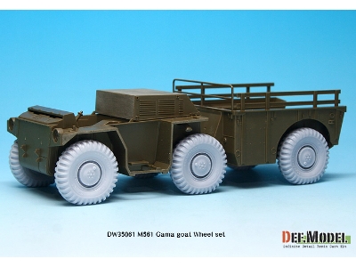 Us M561 'gama Goat' Sagged Wheel Set (For Tamiya 1/35) - zdjęcie 4