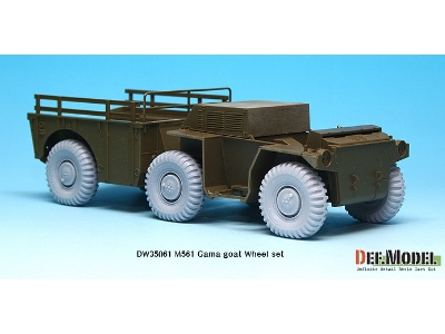 Us M561 'gama Goat' Sagged Wheel Set (For Tamiya 1/35) - zdjęcie 5