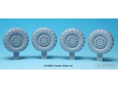 German Lgs Fenneck Sagged Wheel Set (For Trumpeter 1/35) - zdjęcie 2