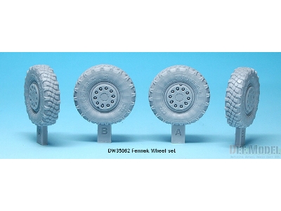 German Lgs Fenneck Sagged Wheel Set (For Trumpeter 1/35) - zdjęcie 3