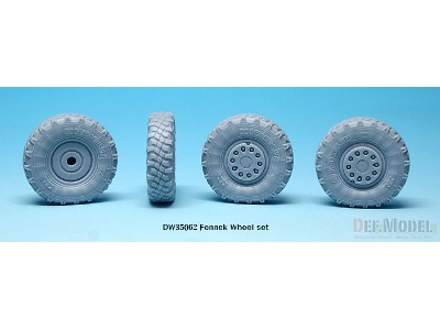 German Lgs Fenneck Sagged Wheel Set (For Trumpeter 1/35) - zdjęcie 4