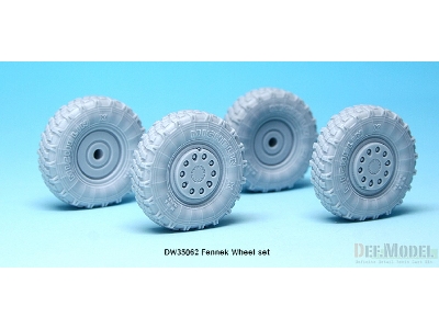 German Lgs Fenneck Sagged Wheel Set (For Trumpeter 1/35) - zdjęcie 5