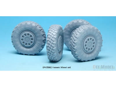 German Lgs Fenneck Sagged Wheel Set (For Trumpeter 1/35) - zdjęcie 6