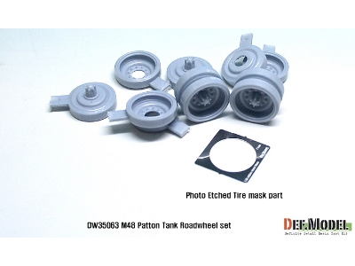 Us M48 Mbt Series Road Wheel Set (For Dragon 1/35) - zdjęcie 4