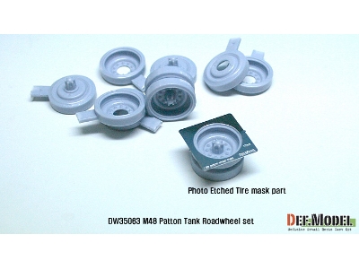 Us M48 Mbt Series Road Wheel Set (For Dragon 1/35) - zdjęcie 5