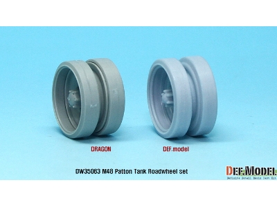 Us M48 Mbt Series Road Wheel Set (For Dragon 1/35) - zdjęcie 7