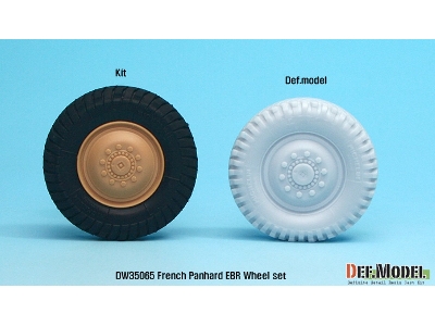 French Panhard Ebr Wheel Set (For Hobbyboss 1/35) - zdjęcie 11