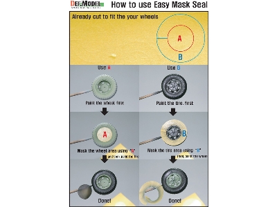 German Man Milgl Truck Extra 2ea Sagged Wheel Set (For Revell Man 10t 1/35) - zdjęcie 6