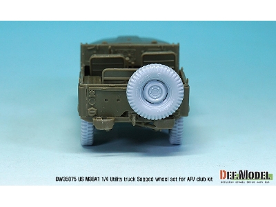 Us M38a1 4x4 Truck Sagged Wheel Set (For Afv Club 1/35) - zdjęcie 10