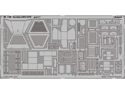  Sd. Kfz.223 LPF 1/35 - Hobby Boss - blaszki - zdjęcie 1