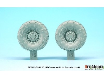 Us M1082 Lmtvt Mich. Sagged Wheel Set-1 (For Trumpeter 1/35) - zdjęcie 2