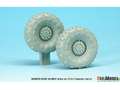 Us M1082 Lmtvt Mich. Sagged Wheel Set-1 (For Trumpeter 1/35) - zdjęcie 4