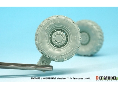 Us M1082 Lmtvt Mich. Sagged Wheel Set-1 (For Trumpeter 1/35) - zdjęcie 6