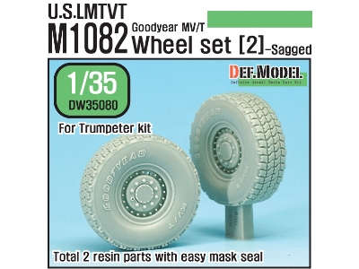 Us M1082 Lmtvt Gy Sagged Wheel Set-2 (For Trumpeter 1/35) - zdjęcie 1