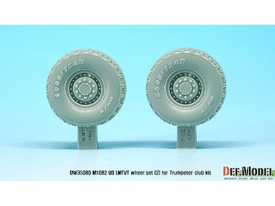 Us M1082 Lmtvt Gy Sagged Wheel Set-2 (For Trumpeter 1/35) - zdjęcie 2