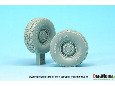 Us M1082 Lmtvt Gy Sagged Wheel Set-2 (For Trumpeter 1/35) - zdjęcie 5