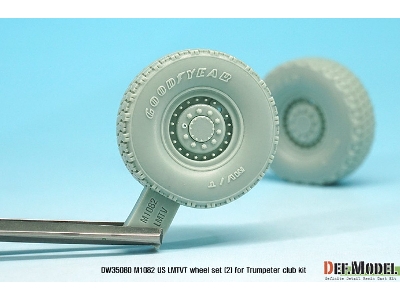 Us M1082 Lmtvt Gy Sagged Wheel Set-2 (For Trumpeter 1/35) - zdjęcie 6