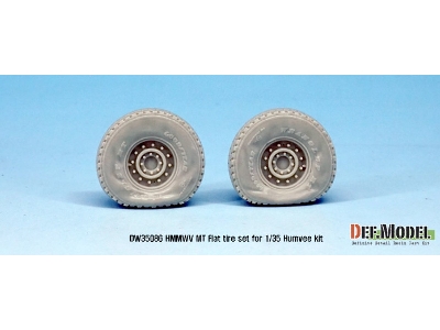 U.S. Hmmwv Mt Flat Tire Set (For Academy/Bronco/Tamiya 1/35 - zdjęcie 3