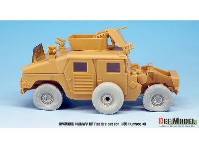 U.S. Hmmwv Mt Flat Tire Set (For Academy/Bronco/Tamiya 1/35 - zdjęcie 4