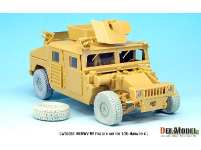 U.S. Hmmwv Mt Flat Tire Set (For Academy/Bronco/Tamiya 1/35 - zdjęcie 7