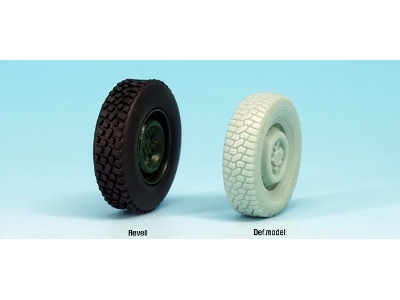 German Wolf Lkw Gl Light Sagged Wheel Set (For Revell 1/35) - zdjęcie 6