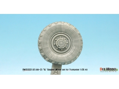 Us Lav-25 Xl Sagged Wheel Set (For Trumpeter 1/35) - zdjęcie 4