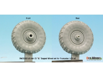 Us Lav-25 Xl Sagged Wheel Set (For Trumpeter 1/35) - zdjęcie 5