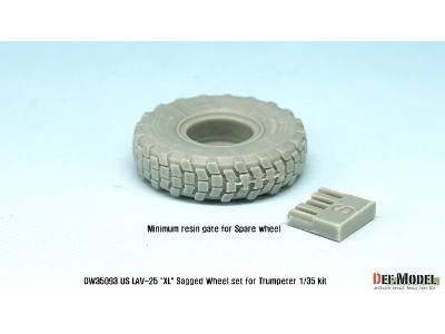 Us Lav-25 Xl Sagged Wheel Set (For Trumpeter 1/35) - zdjęcie 8