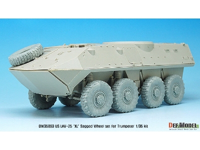 Us Lav-25 Xl Sagged Wheel Set (For Trumpeter 1/35) - zdjęcie 10