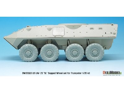 Us Lav-25 Xl Sagged Wheel Set (For Trumpeter 1/35) - zdjęcie 12